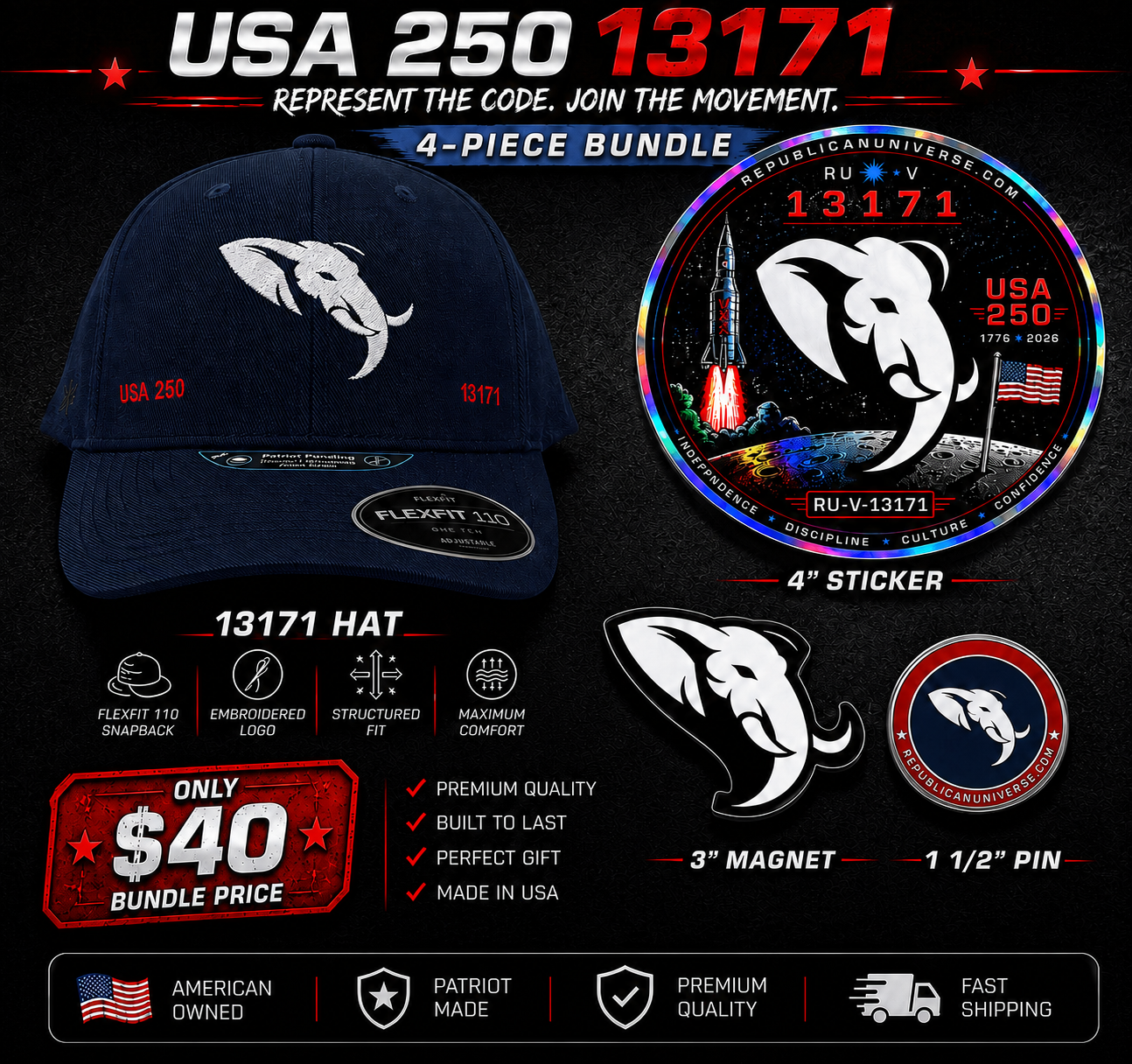 USA 250 13171 Complete Package